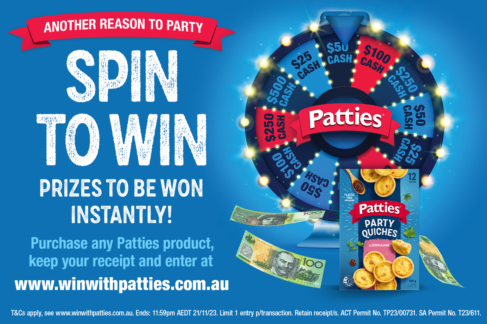 Spin to Win with Patties!