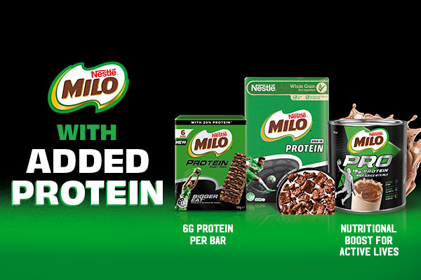 Nestle Milo, with added Protein!