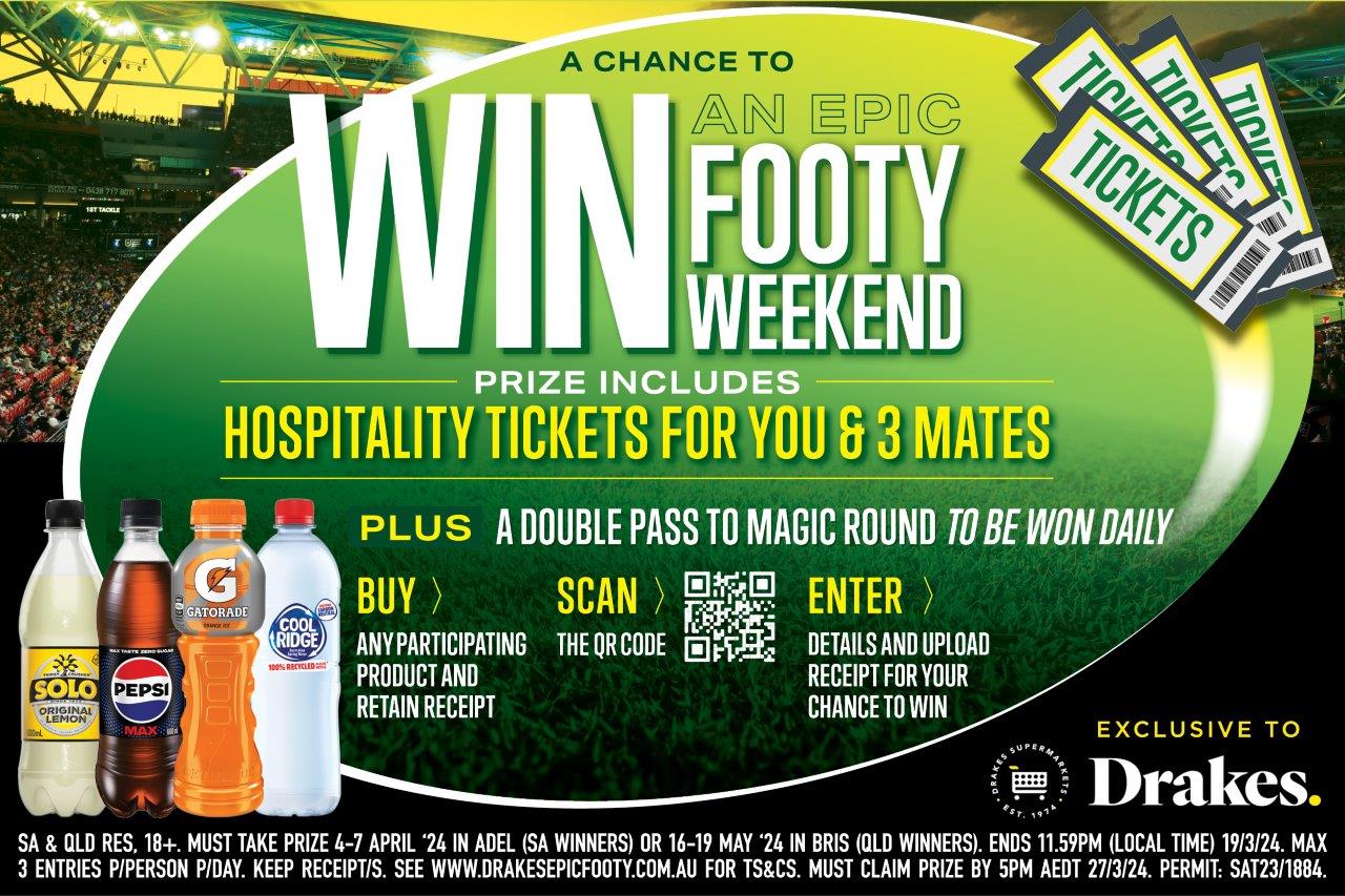 QLD: Win an Epic Footy Weekend