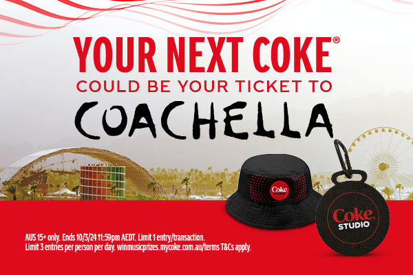 Your next Coca-Cola could be your ticket to Coachella