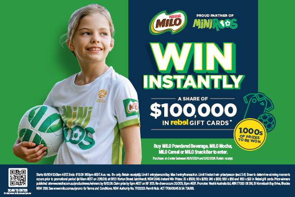 Get ready to WIN big with MILO!