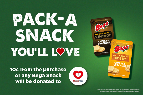 Pack a Snack You&#8217;ll Love – and Support HeartKids with Bega