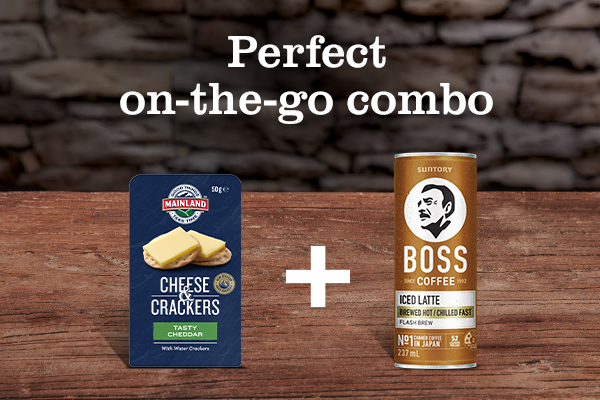 Perfect on-the-go snack and sip combo!