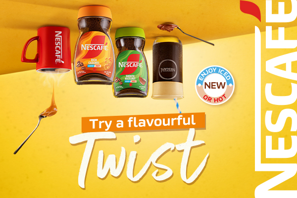 Twist to enjoy NEW NESCAFÉ Flavoured Instant Coffee