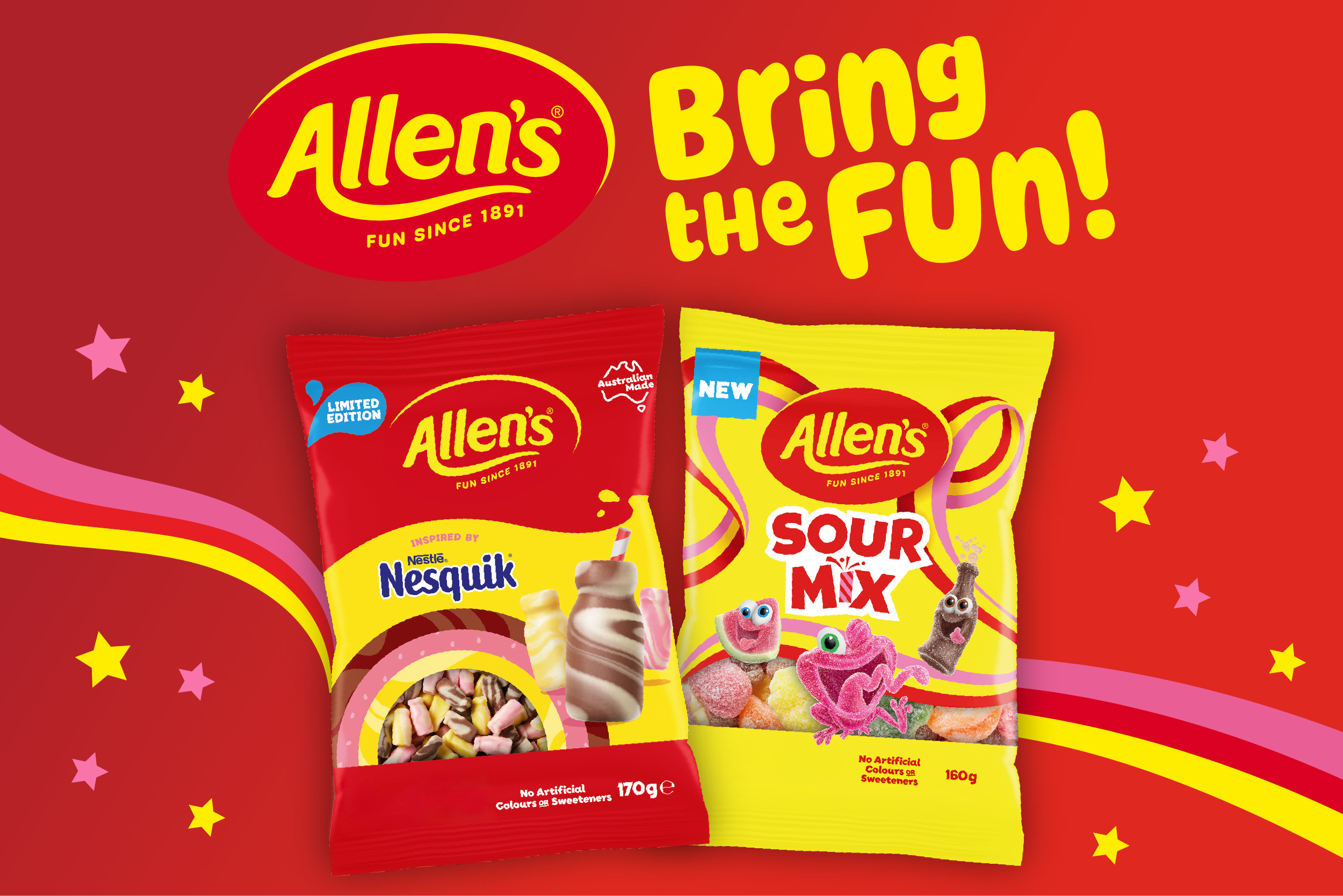 Bring the fun with Allen’s Lollies!