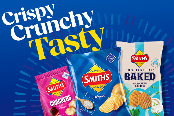 Crispy. Crunchy. Tasty