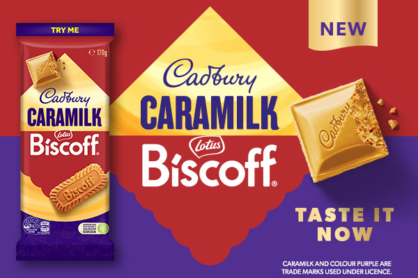 Cadbury Caramilk x Lotus Biscoff