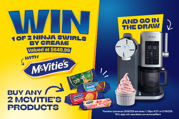 Buy McVitie’s, Win Big with Ninja Swirl by CREAMi!
