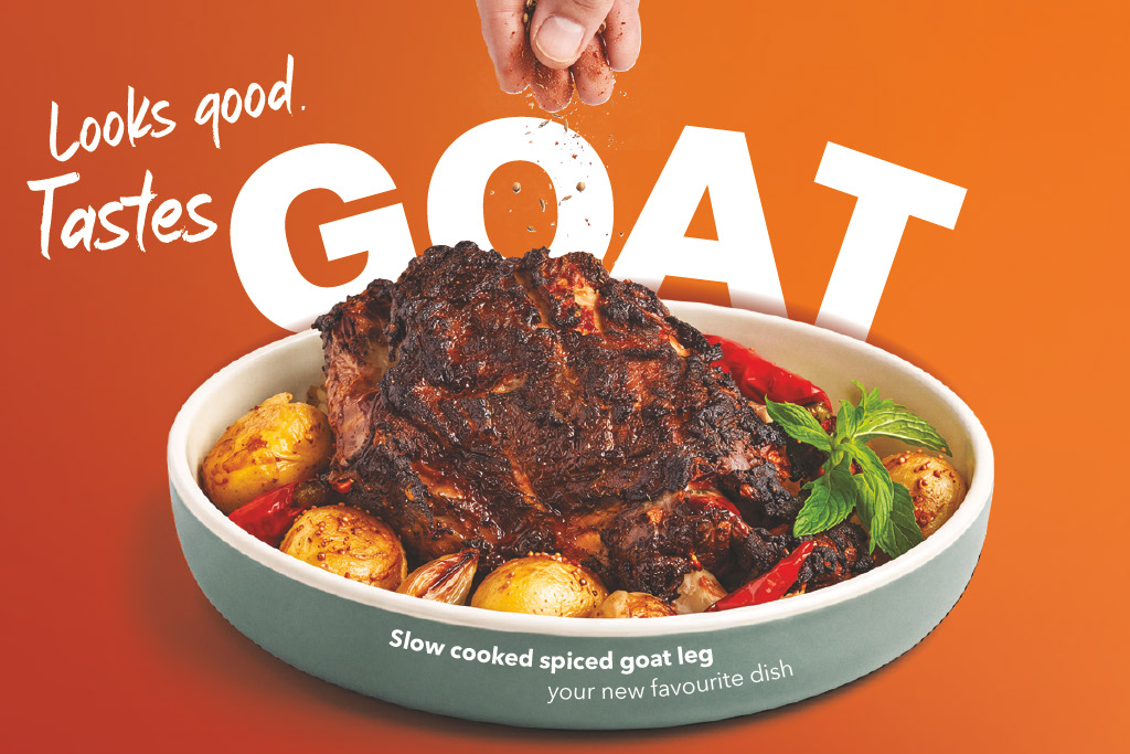 Looks Good. Tastes GOAT.